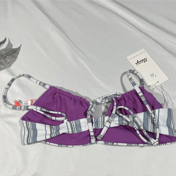 NWT Maaji [ Small ] Skyline Samatha Reversible Keyhole Tie Bikini‎ Top - Picture 8 of 12